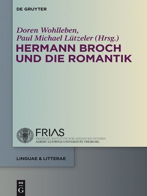 cover image of Hermann Broch und die Romantik